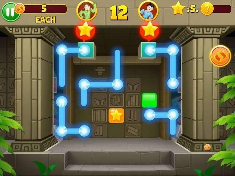 Temple Maze Blitz Game Screenshot